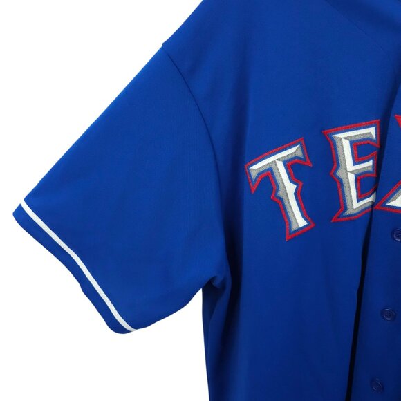Majestic Texas Rangers 2010 MLB World Series Jersey Size XL #5 Ian Kinsler - Picture 11 of 16